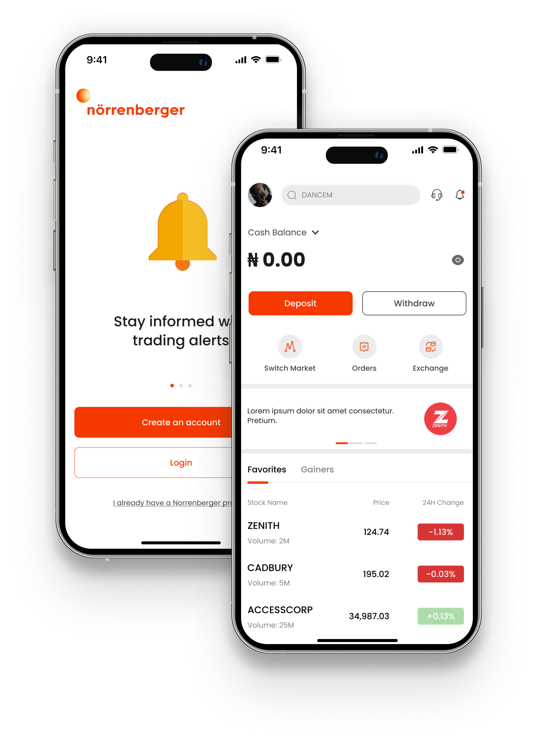 norrenberger investment company mobile app